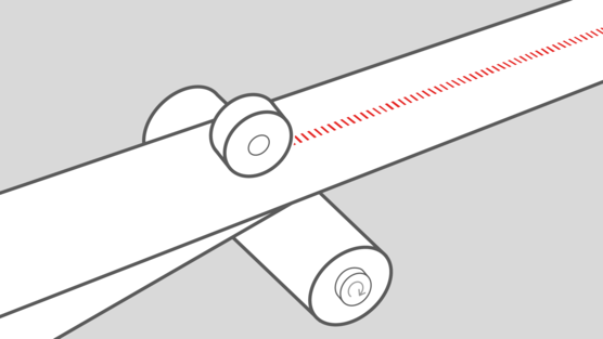 A microbond system used for longitudinal welding of nonwoven fabric