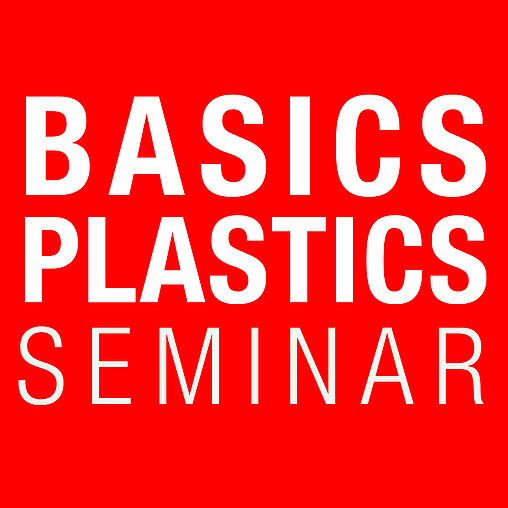Graphic with text basics plastics seminar.