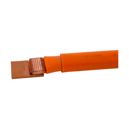 Cable terminal welded by ultrasonics
