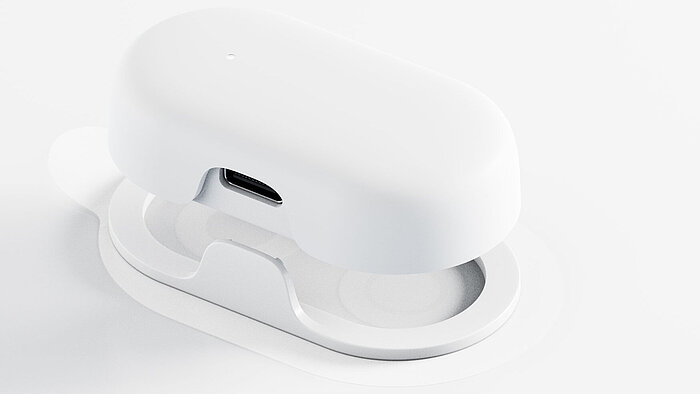 GlucoModicum glucose monitor with ultrasonically welded plastic housing