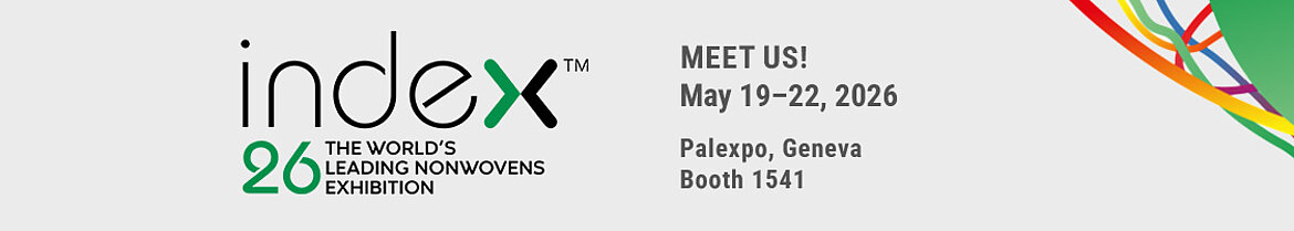 Website Banner for Index trade fair, with hint for meeting Herrmann Ultraschall, from May 19 until May 22.